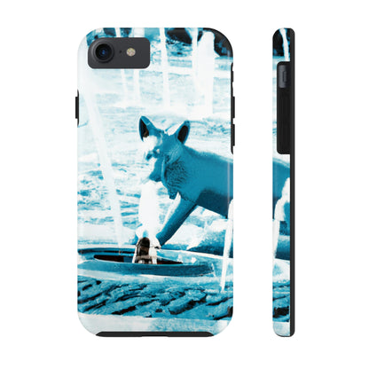 "Foxy Herumtollen im Brunnen" - Die Alien Tough Phone Cases