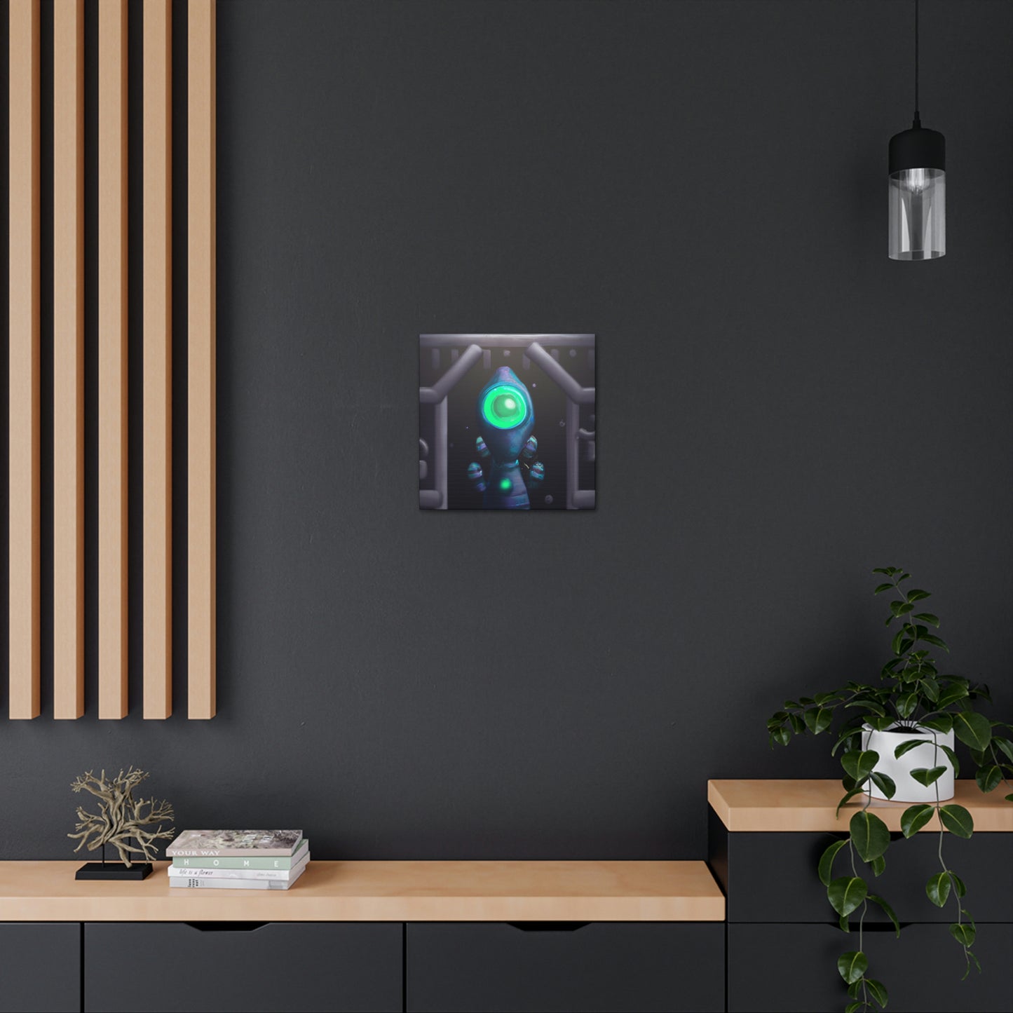 "The Secret Portal Guardian" - The Alien Canva