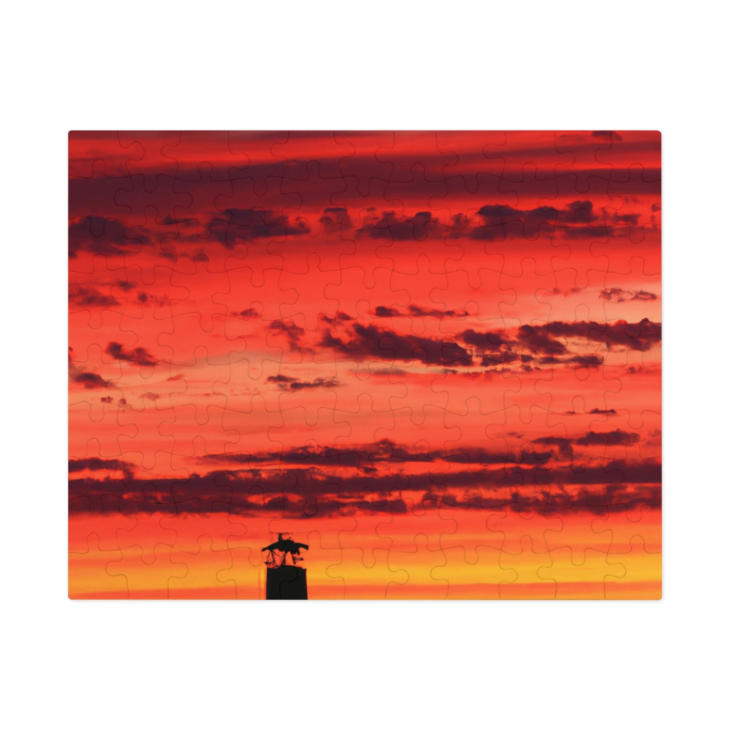 "Lonely Lighthouse on Fire" - The Alien Jigsaw Puzzle