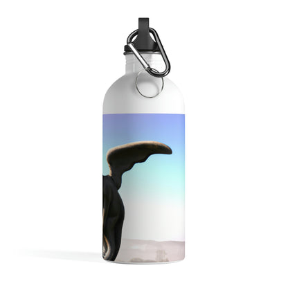 "Alone on the Hilltop: The Tale of a Solitary Gargoyle" - The Alien Stainless Steel Water Bottle