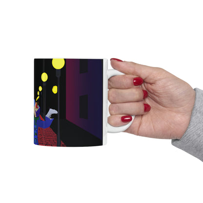 "Alley Star Juggler" - Taza de cerámica The Alien 11 oz