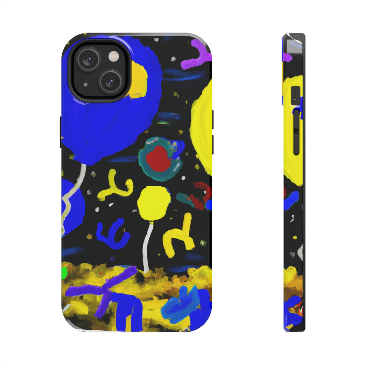 "A Starry Night Rainbow" - Die Alien Tough Phone Cases