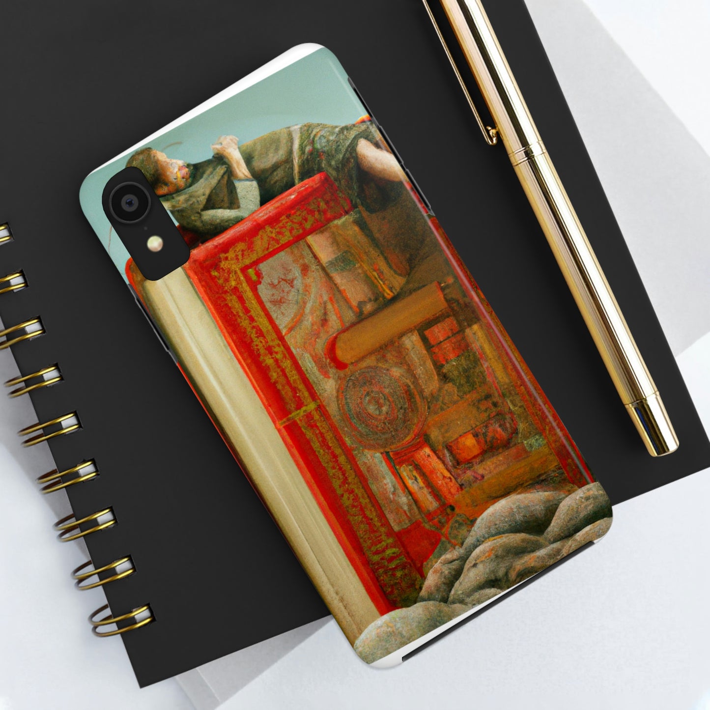 "Cradled by Knowledge" - Die Alien Tough Phone Cases