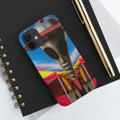 "Fair Invaders: A Cosmic Crash Course" - The Alien Tough Phone Cases