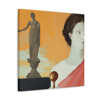 "Classic Meets Contemporary: A Fusion of Greek Art and My Own Style" - Canvas