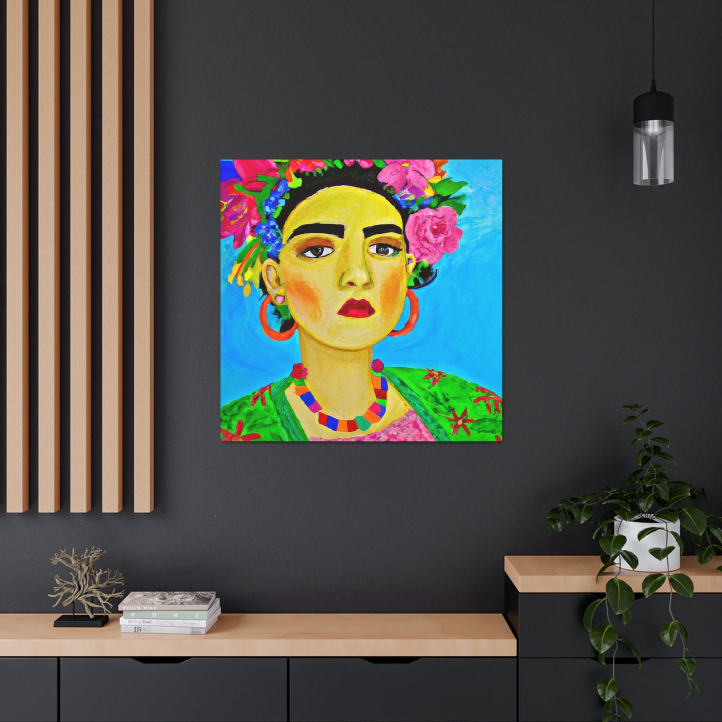 „Heftig und frei: Eine von Frida Kahlo inspirierte Hommage an mexikanische Frauen“ – The Alien Canva