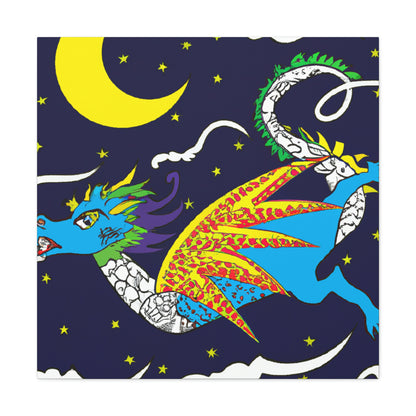 "Midnight Flight of the Dragon" - The Alien Canva