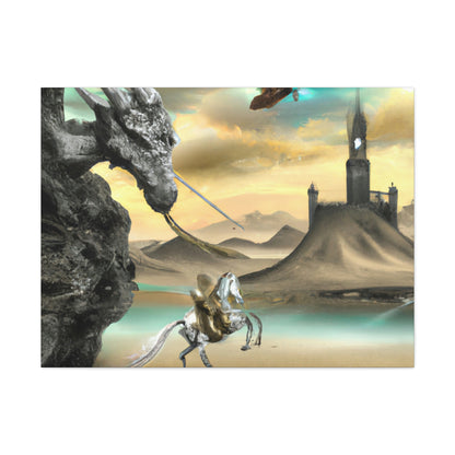 Der Ritter und der Thron des Drachen - The Alien Canva