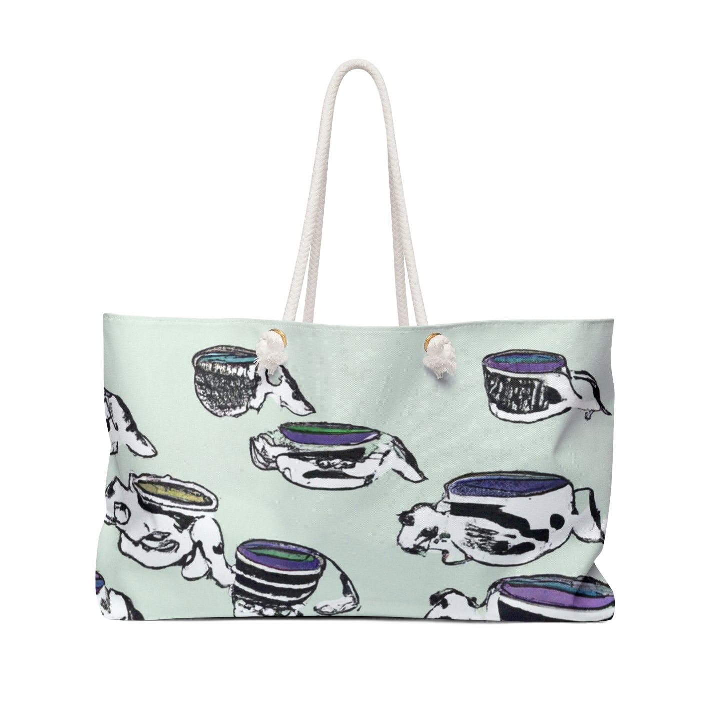 "A Purr-fectly Precious Tea Party Parade" - Die Alien Weekender Bag