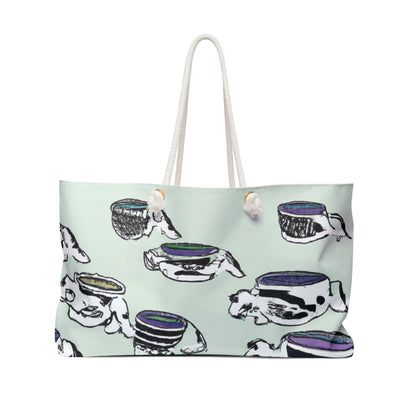 "A Purr-fectly Precious Tea Party Parade" - The Alien Weekender Bag