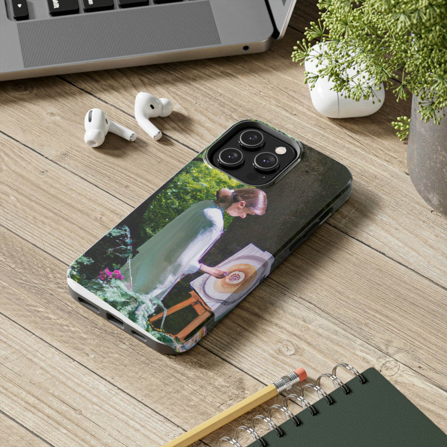 "Enchantment in Oil: A Young Artist's Vision of a Magical Forest" - The Alien Tough Phone Cases