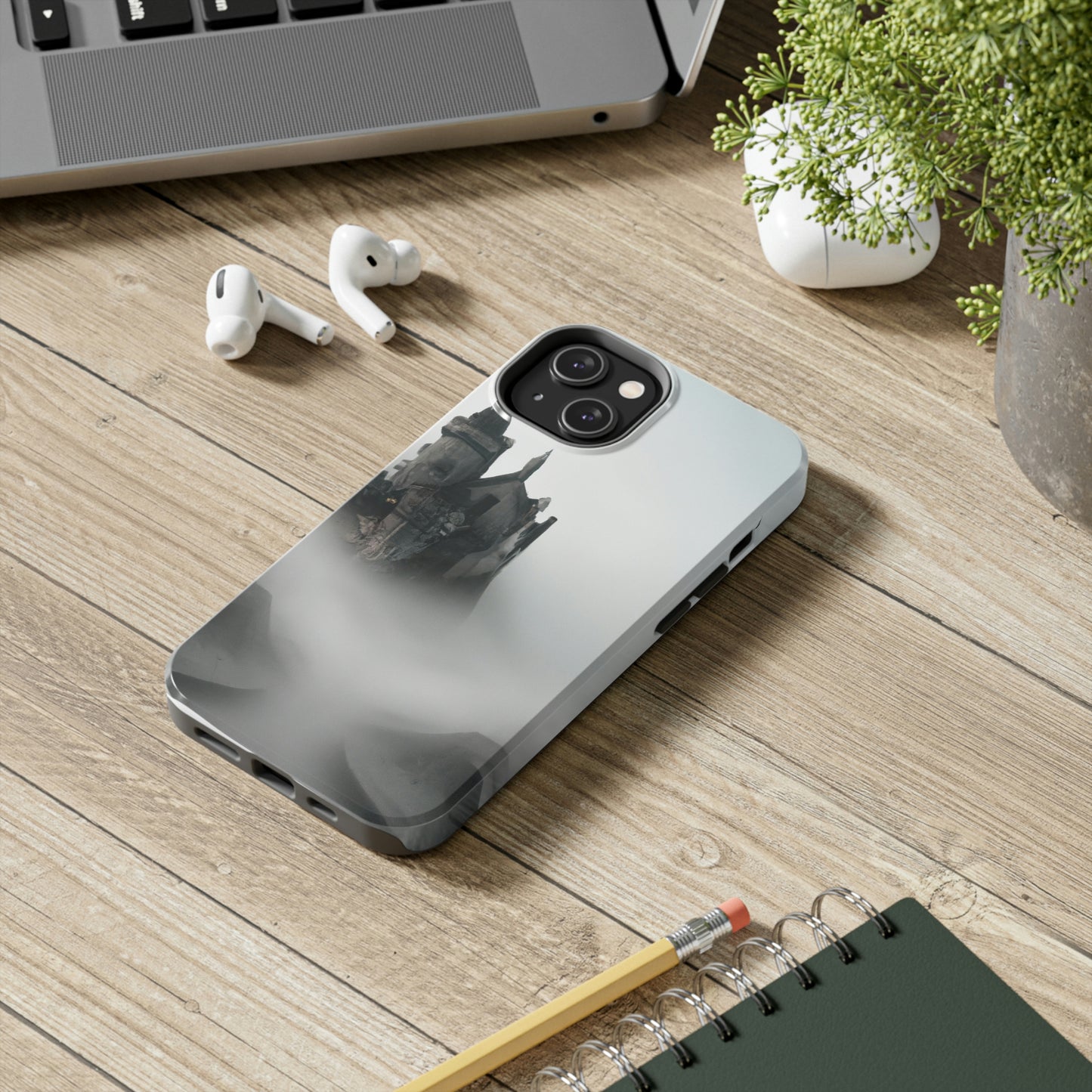 "Ghostly Citadel of the Mist" - The Alien Tough Phone Cases