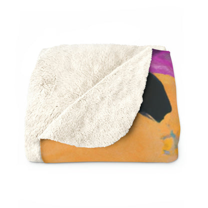 "A Child's Unexpected Enchanted Journey" - The Alien Sherpa Fleece Blanket