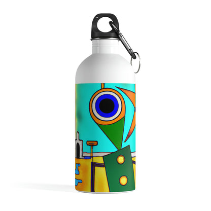 The Forgotten Earth: A Robot's Journey - The Alien Stainless Steel Water Bottle