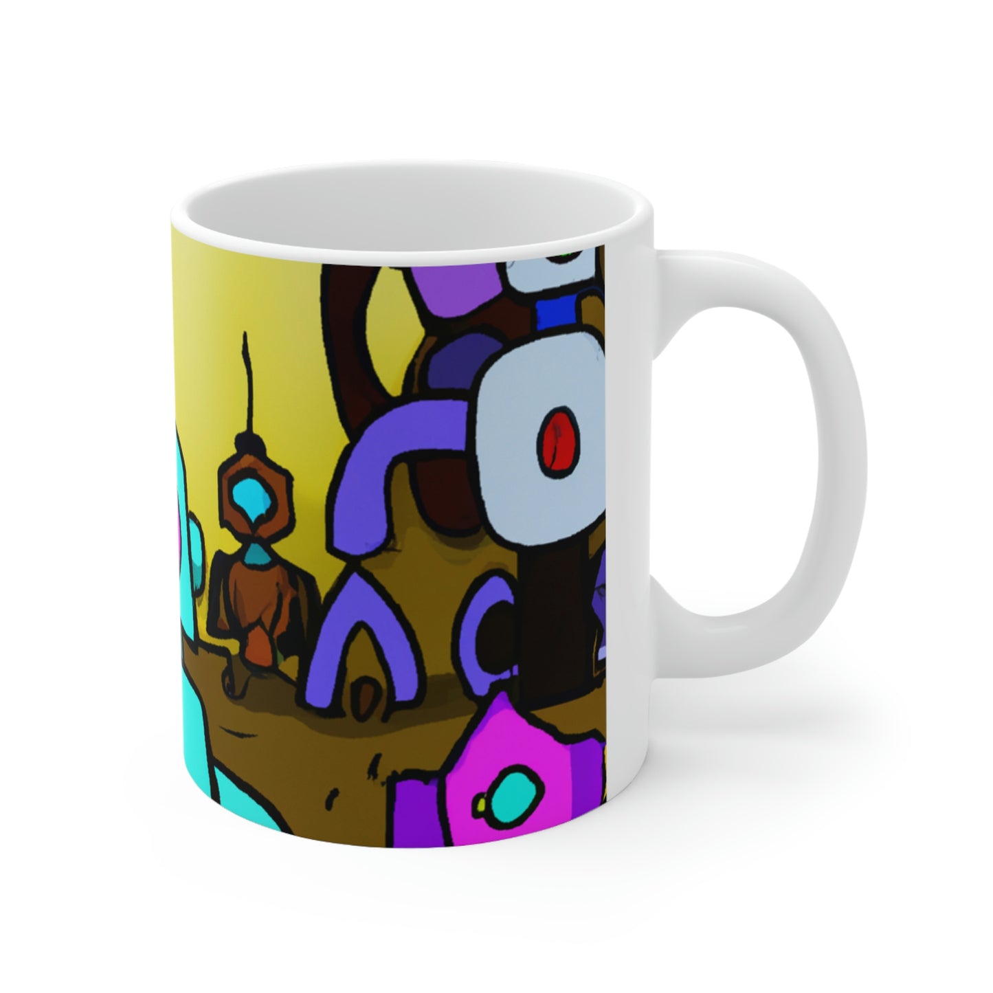 "A Spectrum of Enslaved Machines" - The Alien Ceramic Mug 11 oz