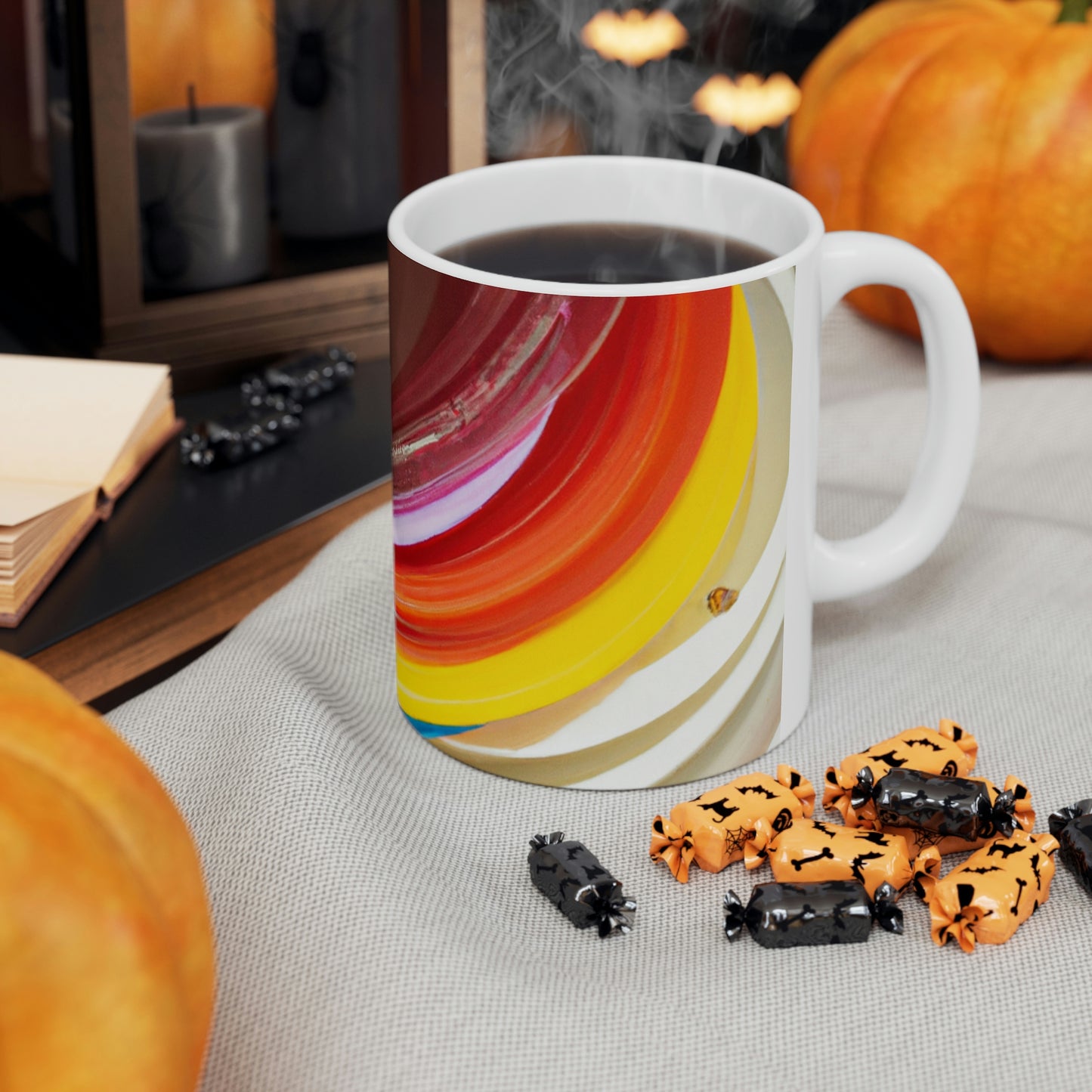 "Autumn Splendor Plates" - Taza de cerámica The Alien 11 oz