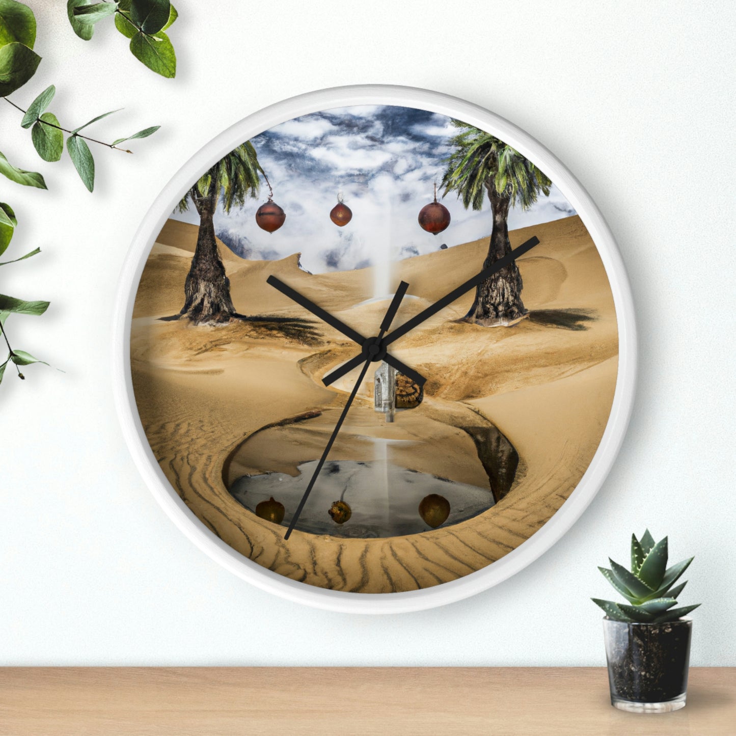 El espejismo de las arenas del desierto - El reloj de pared alienígena