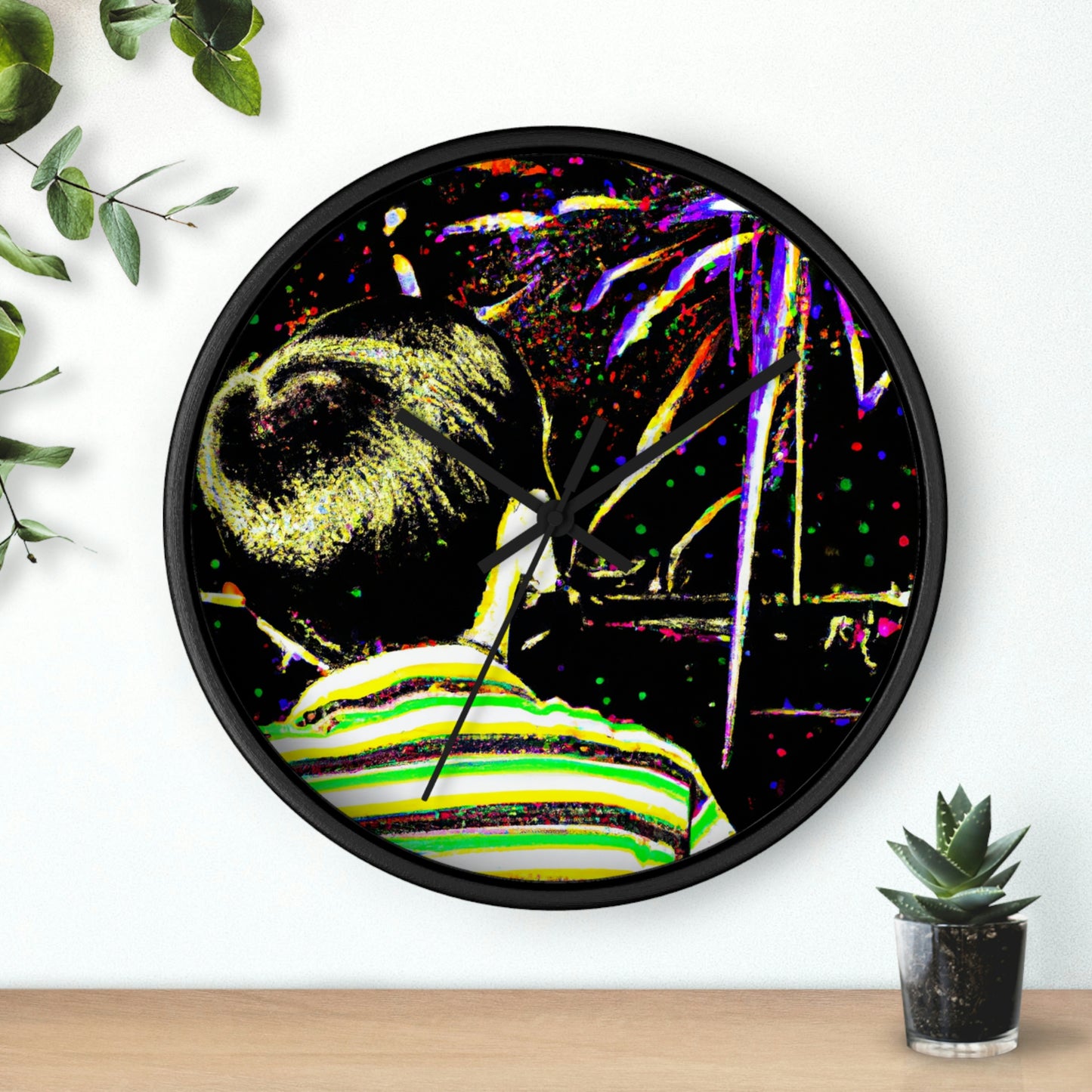 "A Nighttime Spectacle of Wonder" - The Alien Wall Clock