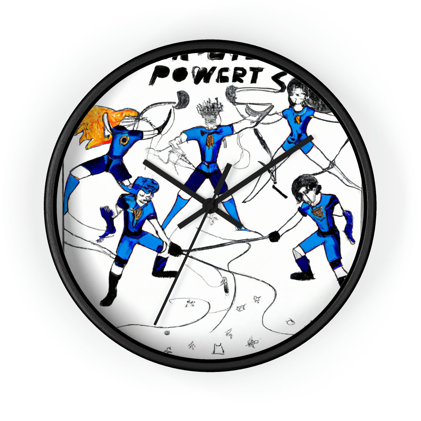 "Magical Throwdown: The Sports Team Challenge" - The Alien Wall Clock