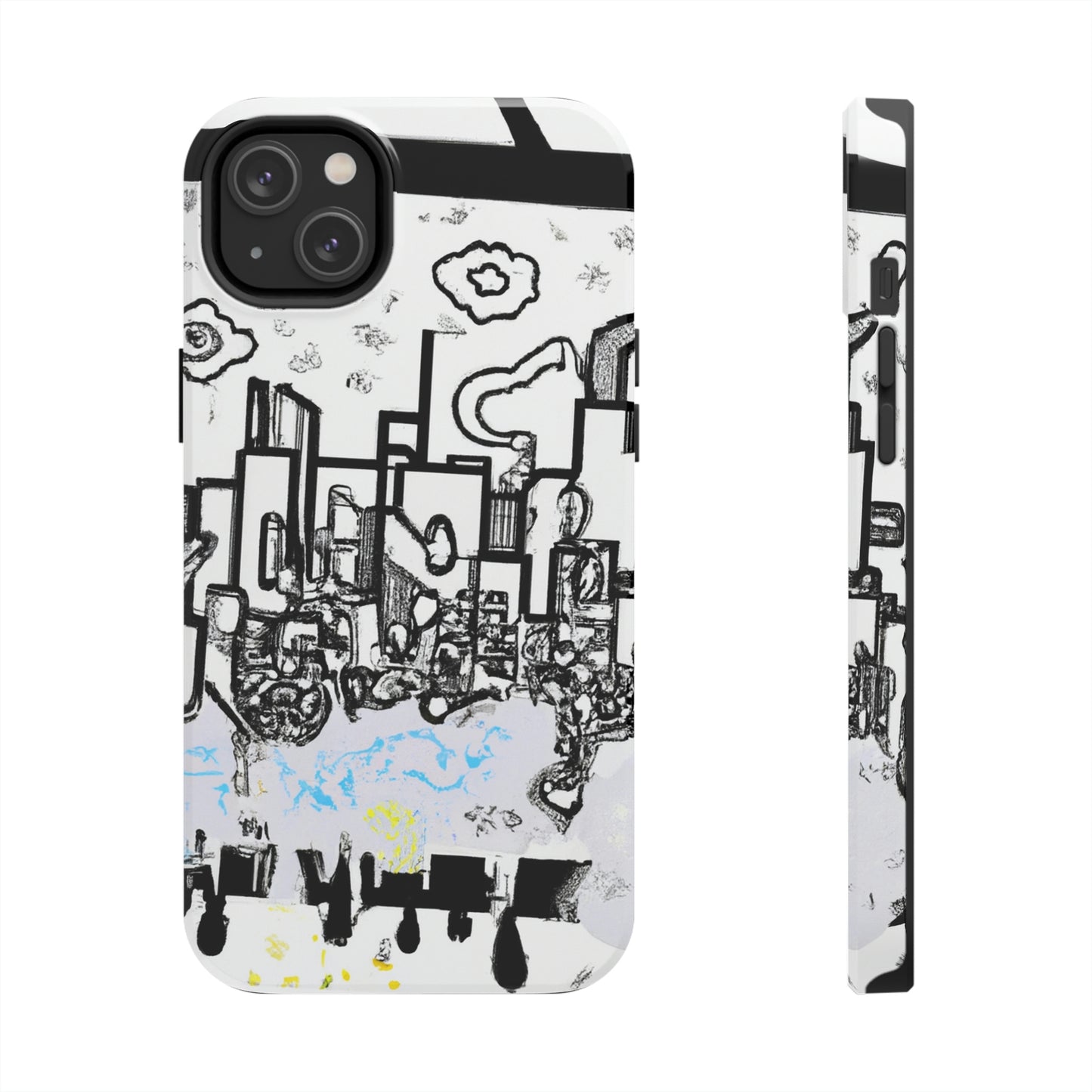 "Ghostly Haze: The Forgotten City". - The Alien Tough Phone Cases