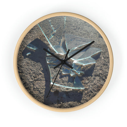 "Glimmer of Broken Glass" - The Alien Wall Clock