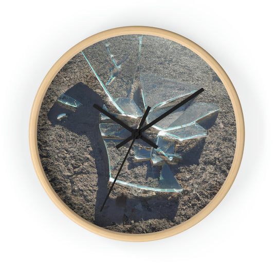 "Glimmer of Broken Glass" - Die Alien-Wanduhr