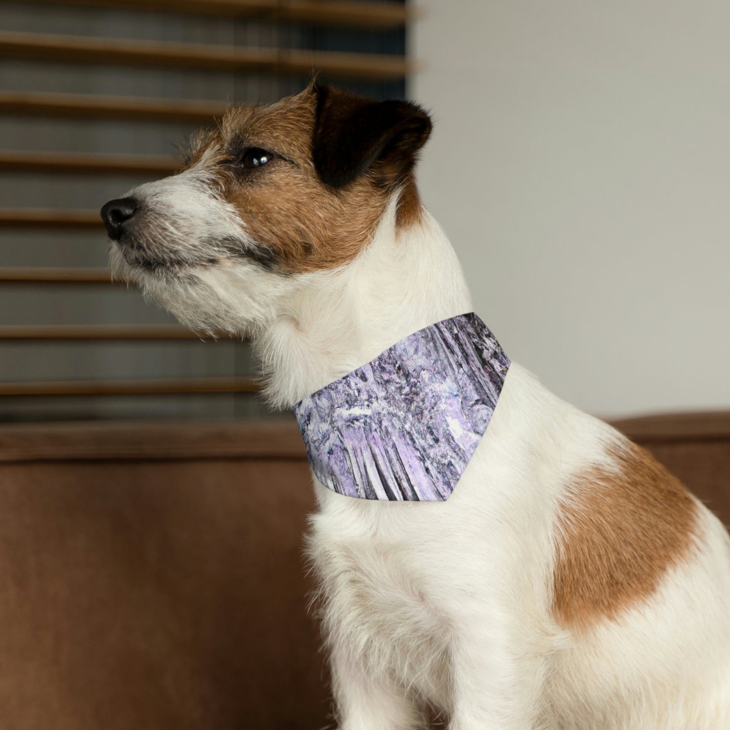 "Frost-Tipped Falls of Glistening Grief" - The Alien Pet Bandana Collar