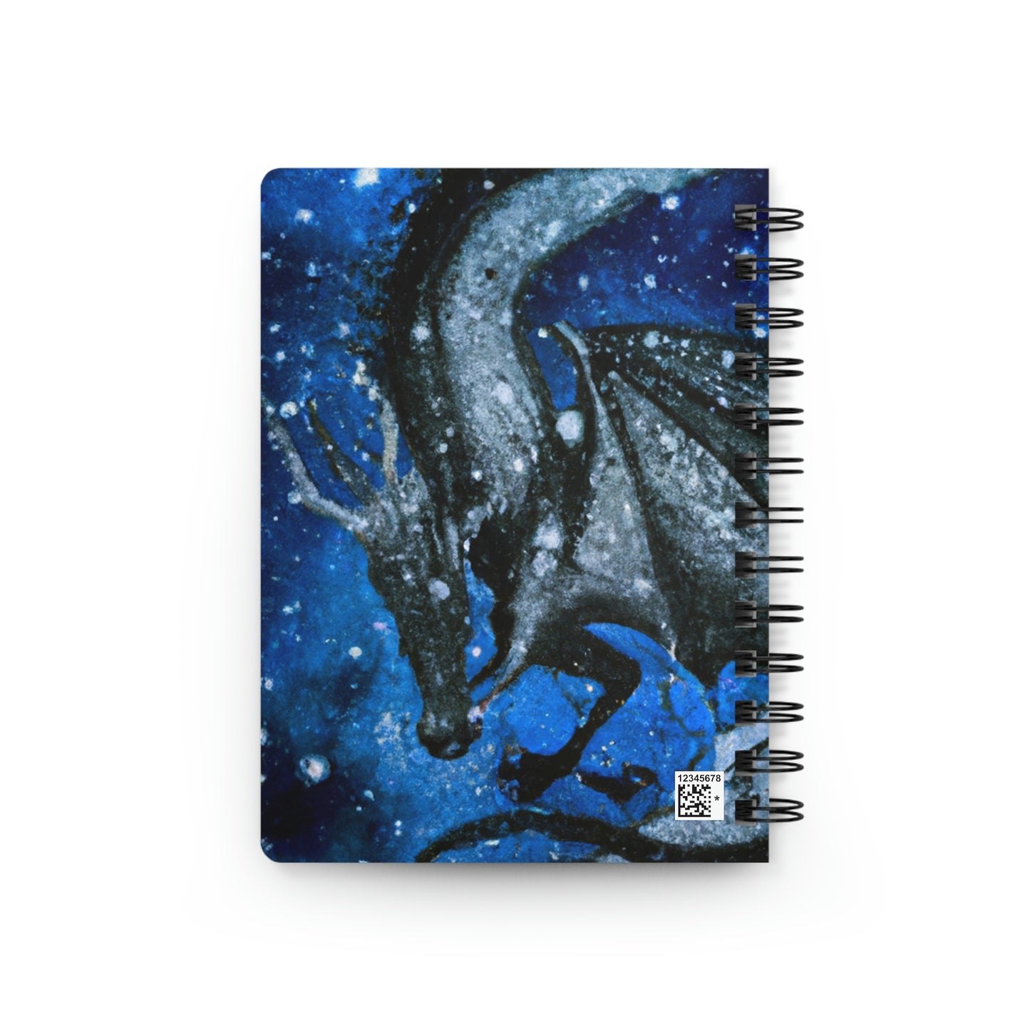 "Frosted Moonlight Dragon" - Das Alien-Notizbuch mit Spiralbindung