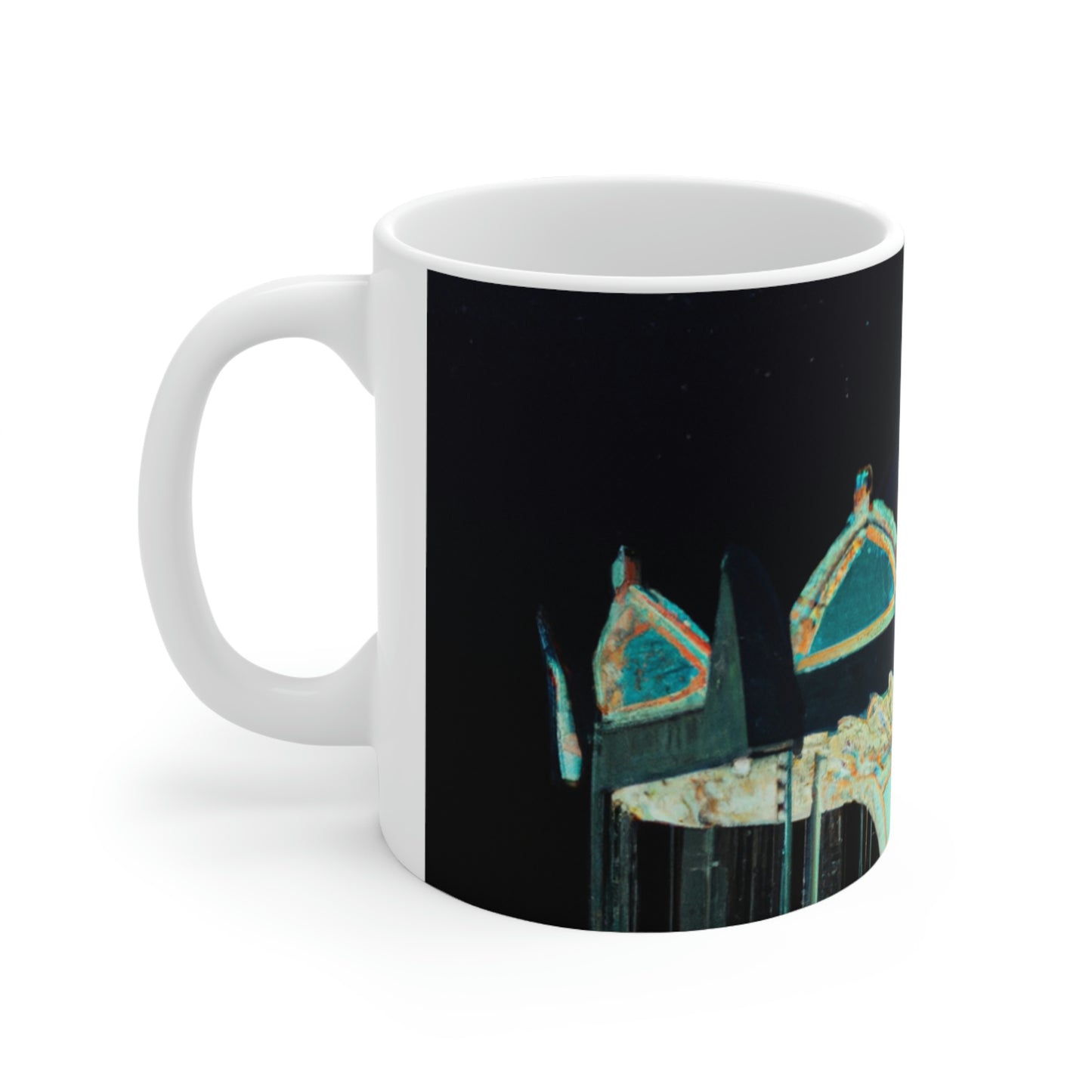 "A Lonesome Carousel Under Shining Stars" - The Alien Ceramic Mug 11 oz