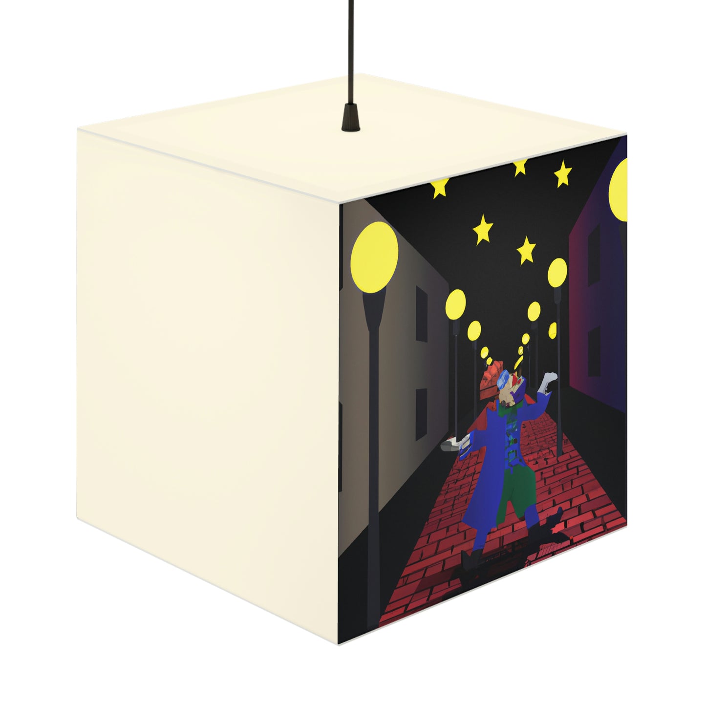 "Alley Star Juggler" - Die Alien Light Cube Lampe