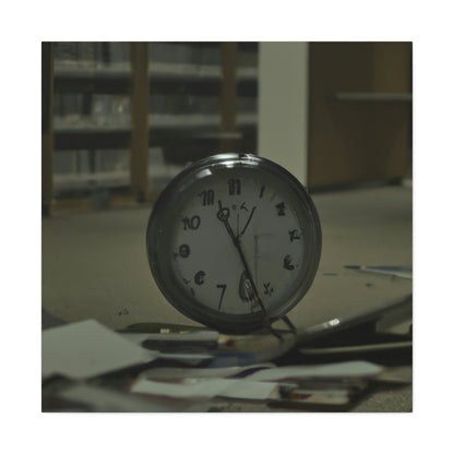 "El misterio del reloj de la biblioteca" - The Alien Canva