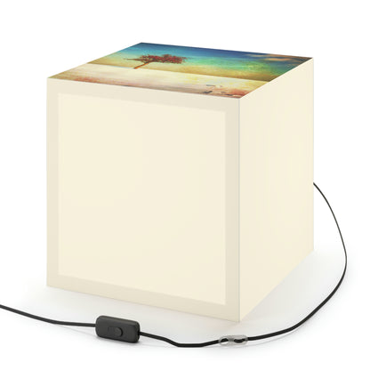 "Alone in the Snowy Meadow" - The Alien Light Cube Lamp