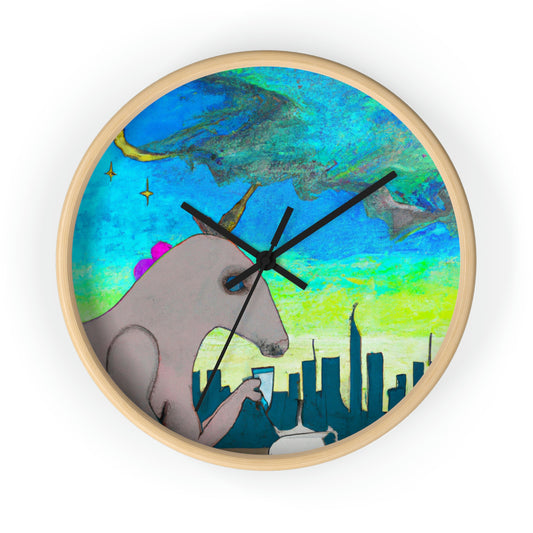 "Majestic Morning Reflections" - The Alien Wall Clock