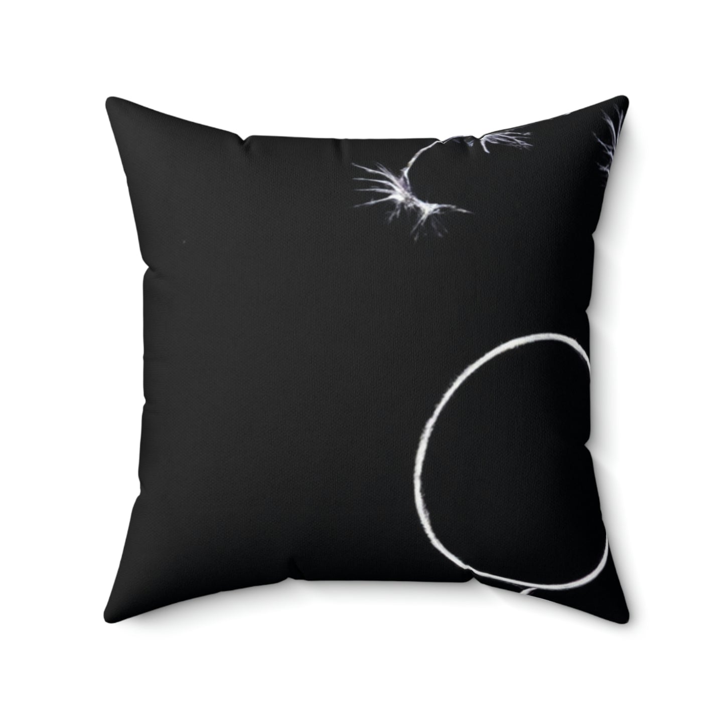 "A Dandelion Flicker in the Midnight Breeze" - The Alien Square Pillow