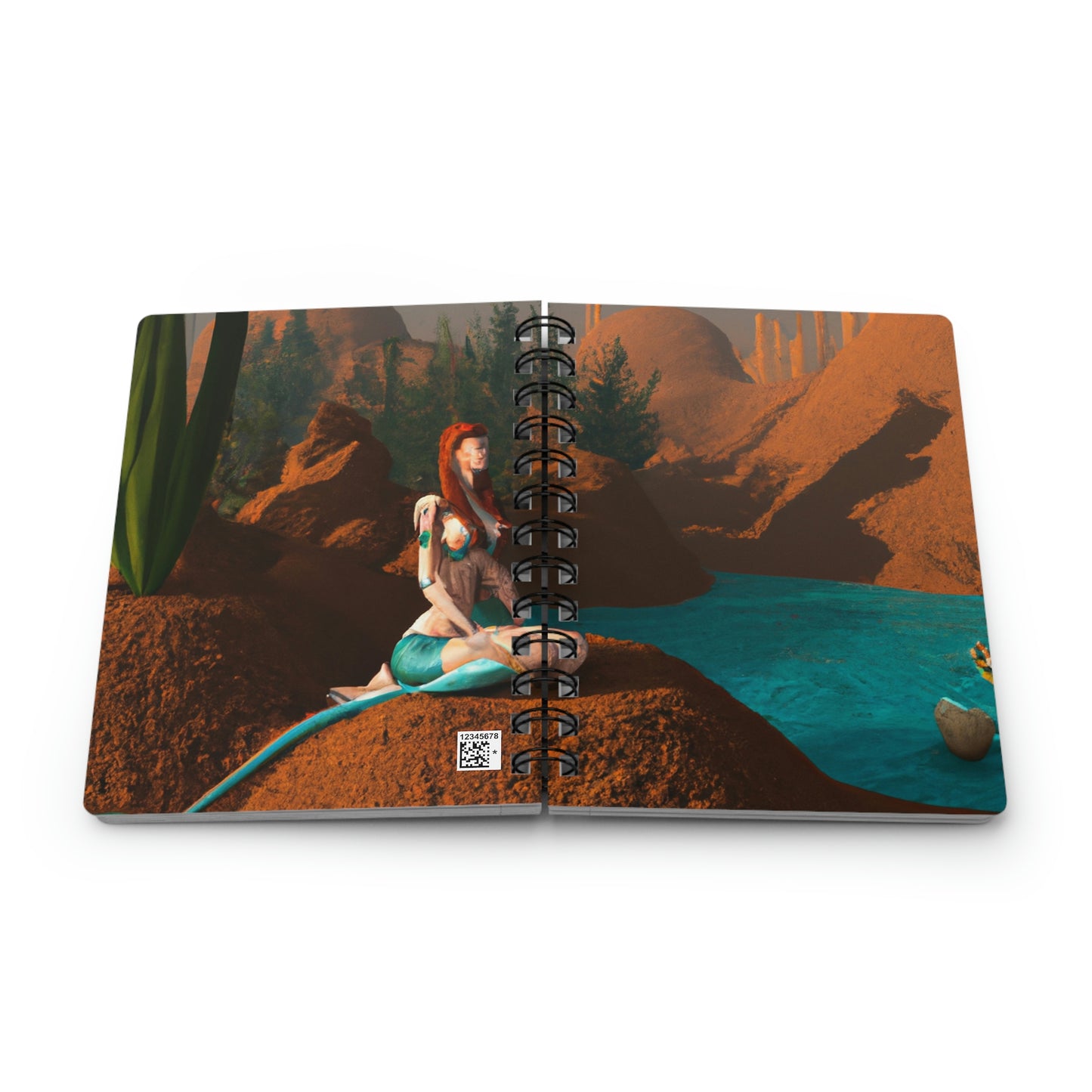 "Mermaid in the Mirage" - The Alien Spiral Bound Journal