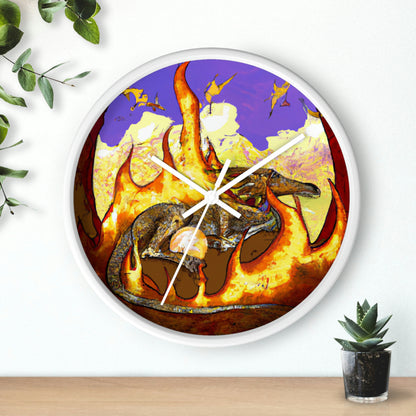 "A Slumbering Dragon in an Infernal Embrace" - The Alien Wall Clock