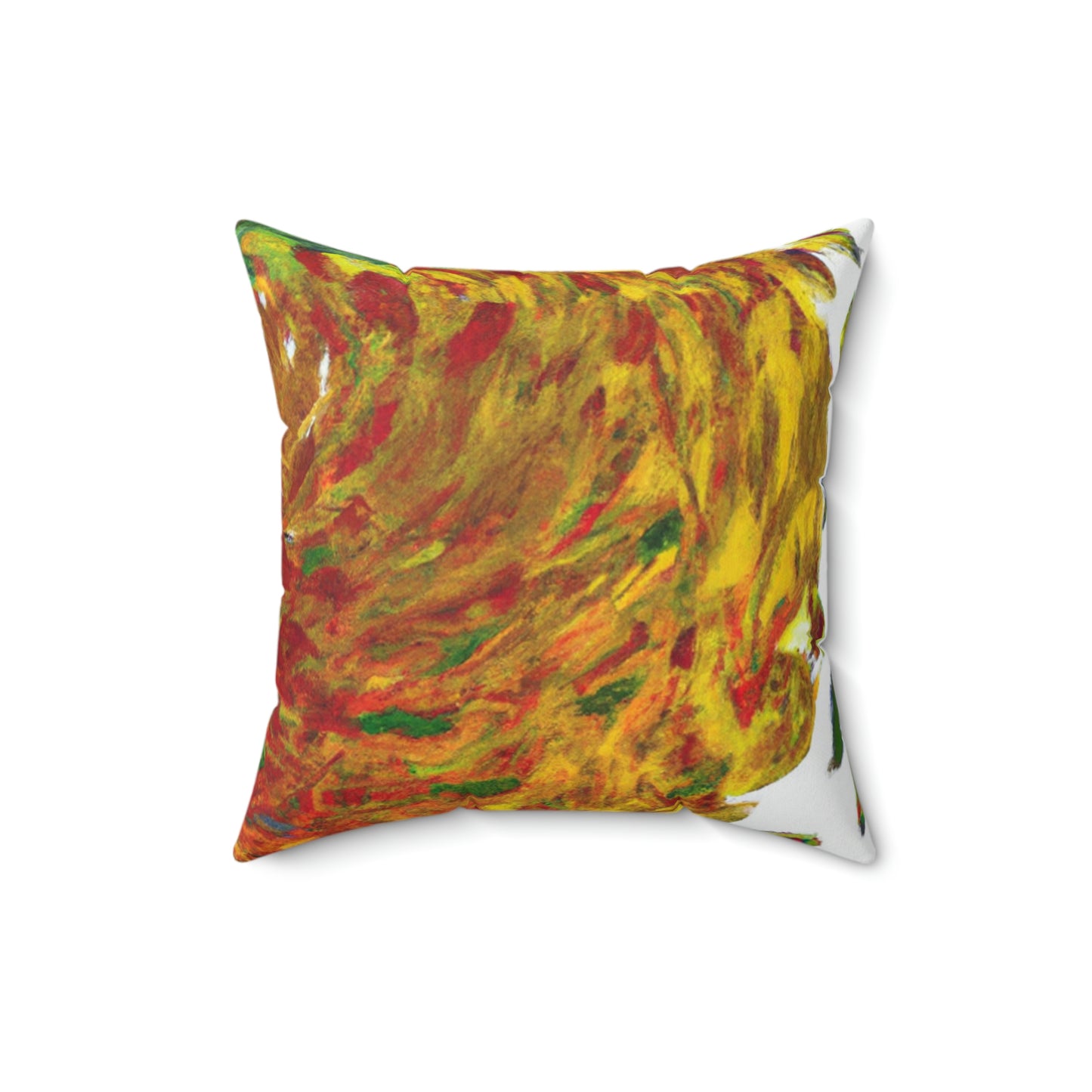 "Autumnal Whirl" - The Alien Square Pillow