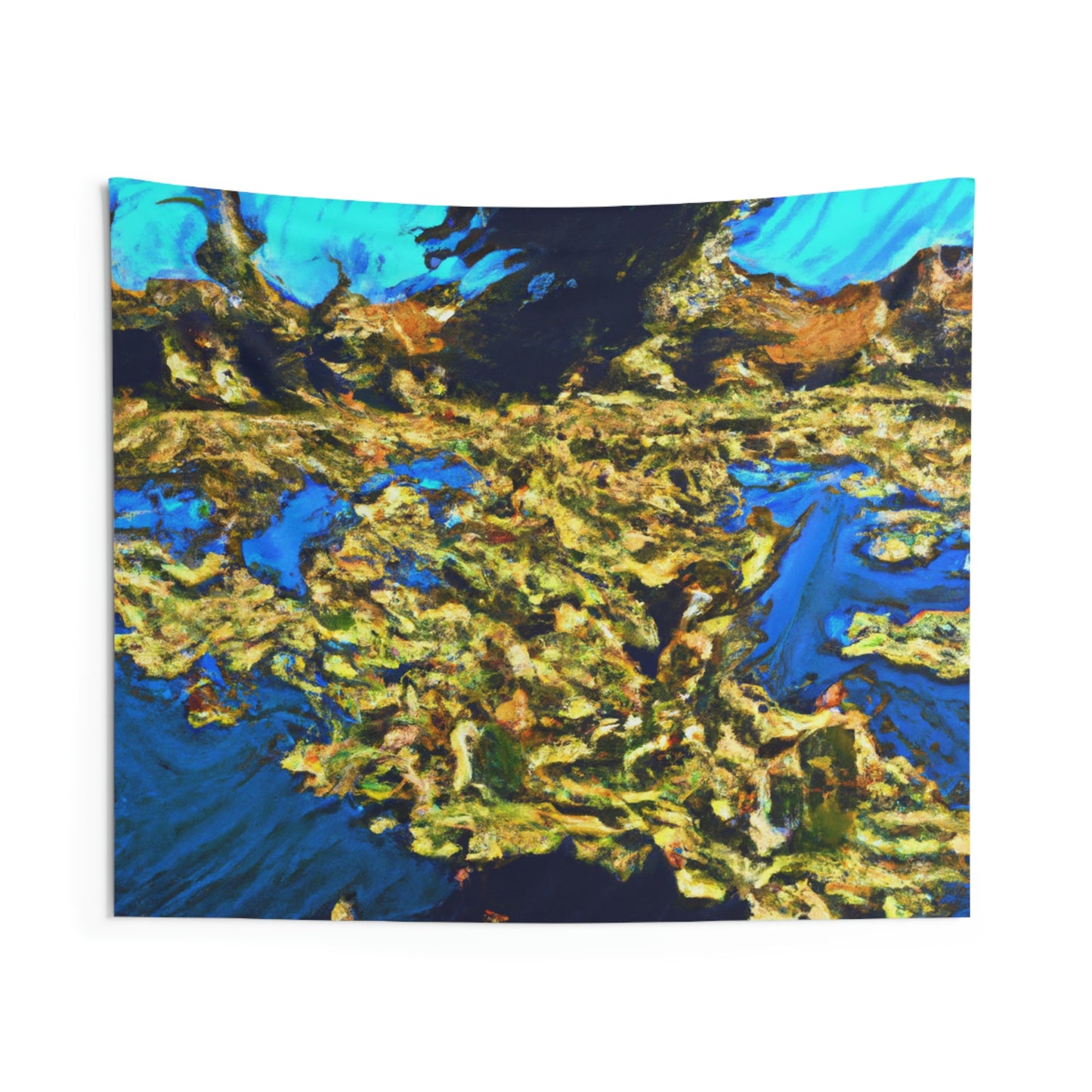 "Invasion of the Pond Monsters" - The Alien Wall Tapestries