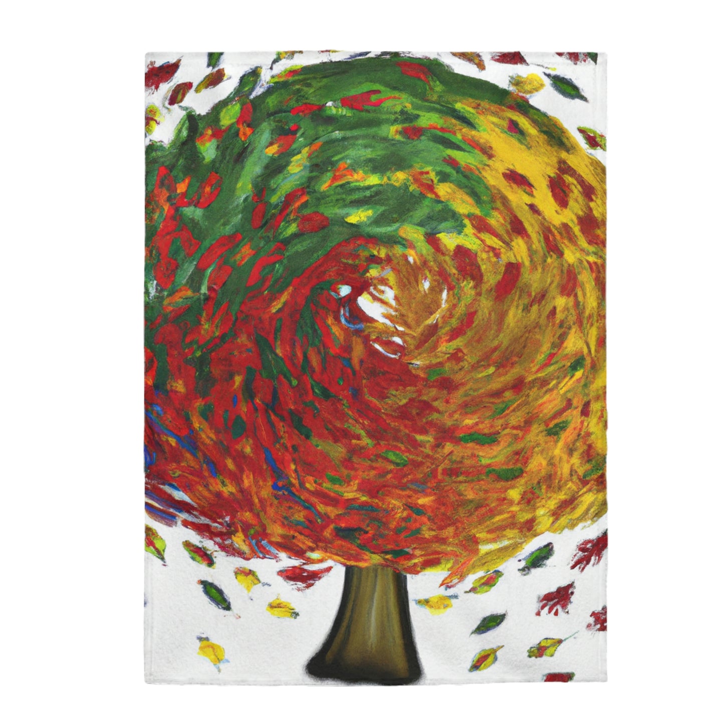 "Autumnal Whirl" - The Alien Velveteen Plush Blanket