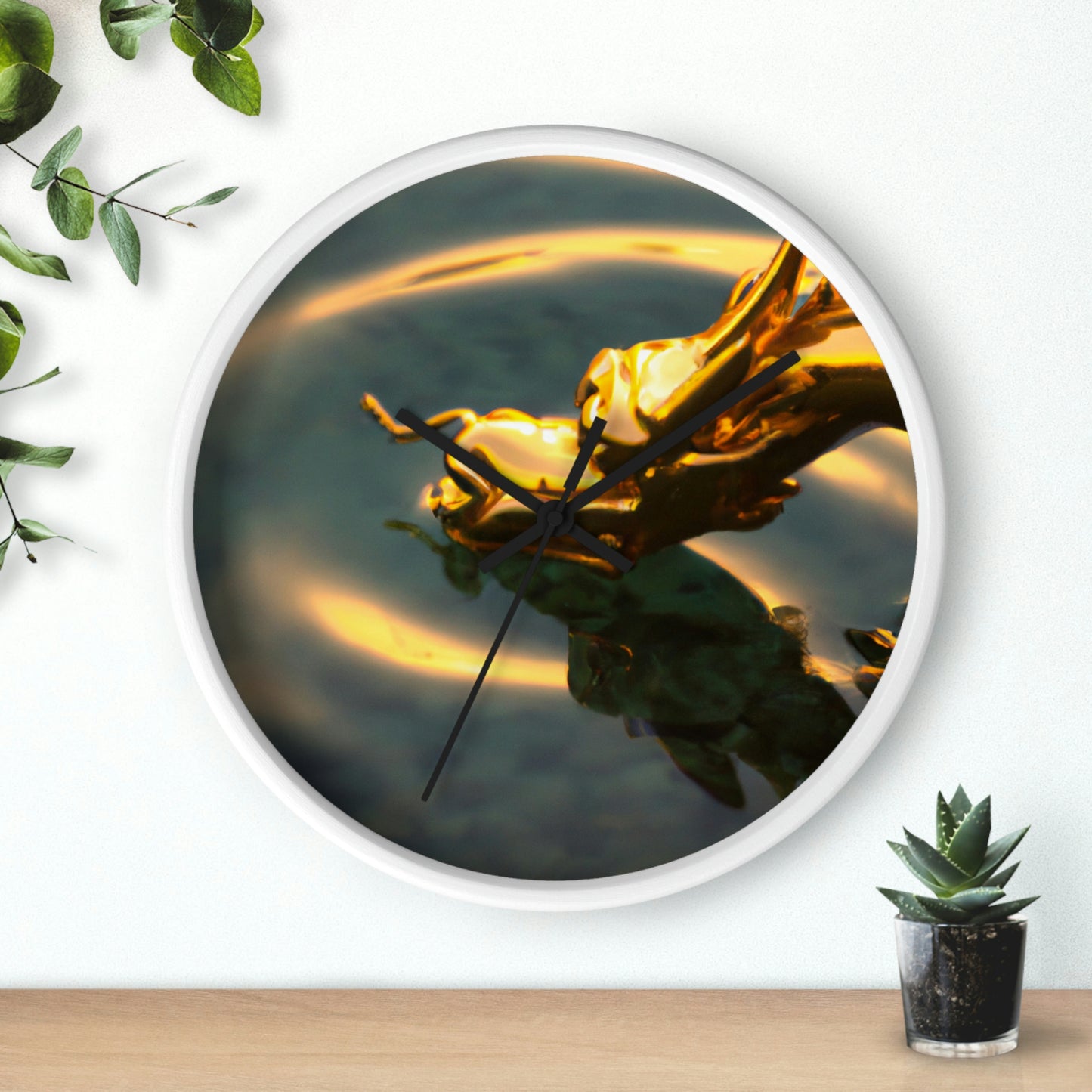 "Dragón descendente" - El reloj de pared alienígena