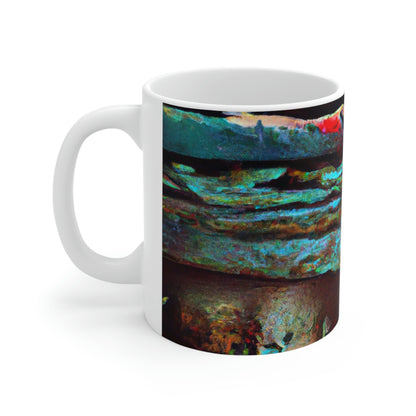 "Dusk at Sea: A Tempestuous Gathering" - The Alien Ceramic Mug 11 oz