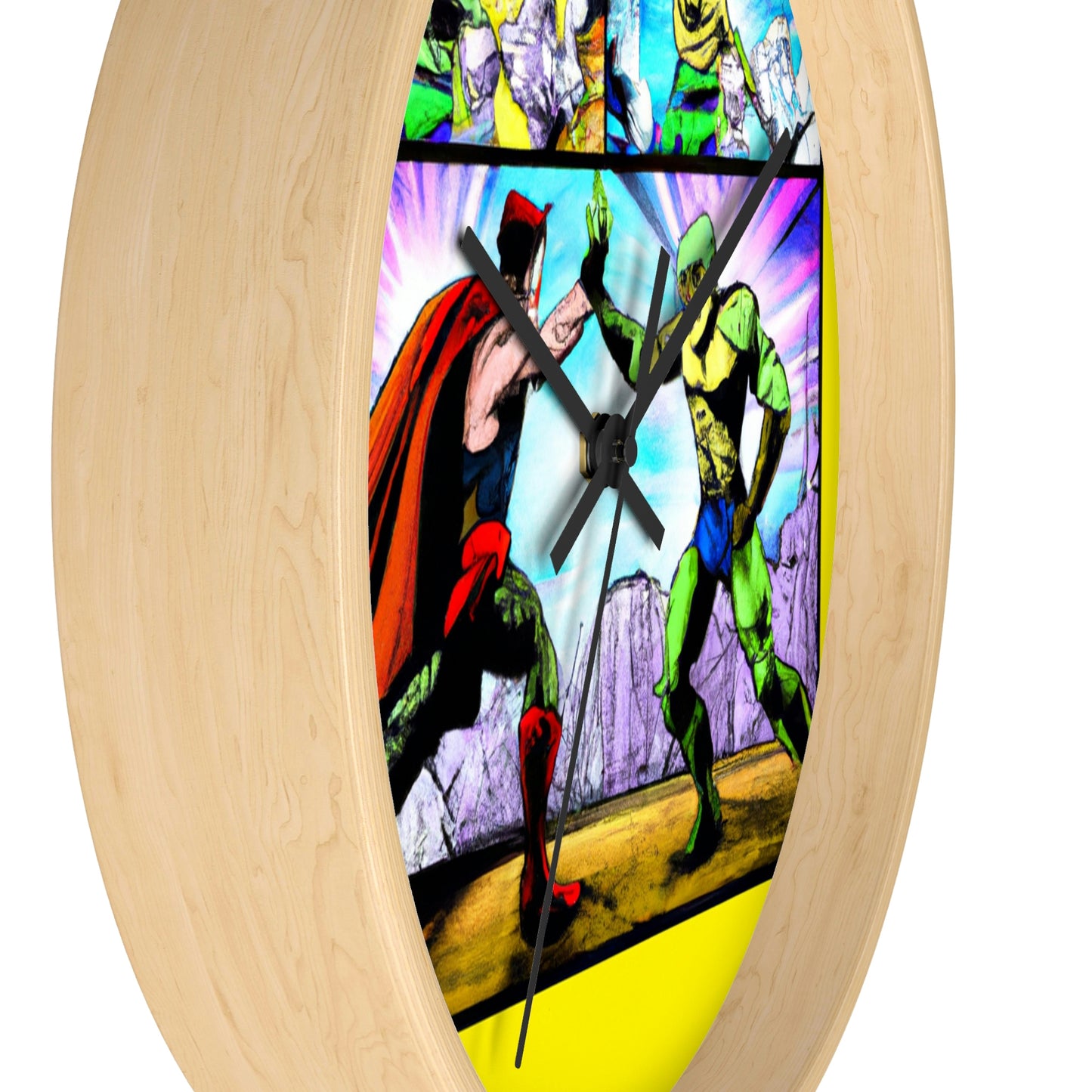 Superhero Showdown! - The Alien Wall Clock