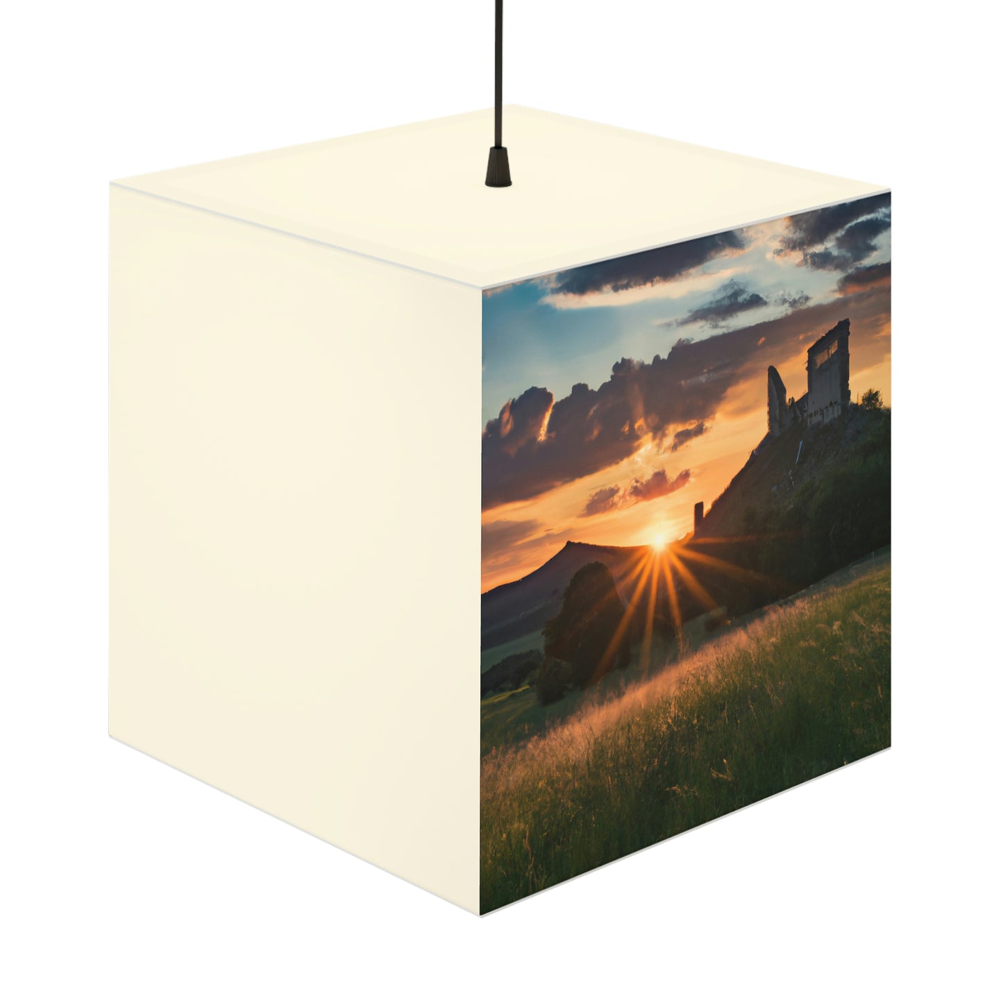 "Enchanted Evening at an Abandoned Castle" - The Alien Light Cube Lamp