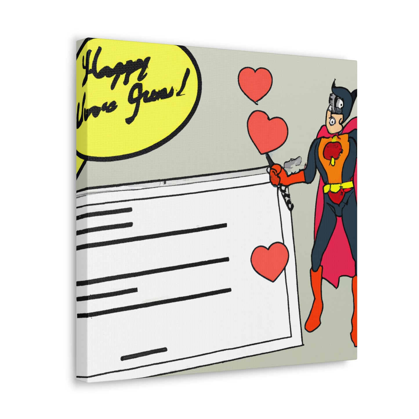 "To My Beloved Comic Book Hero: A Love Letter" - The Alien Canva