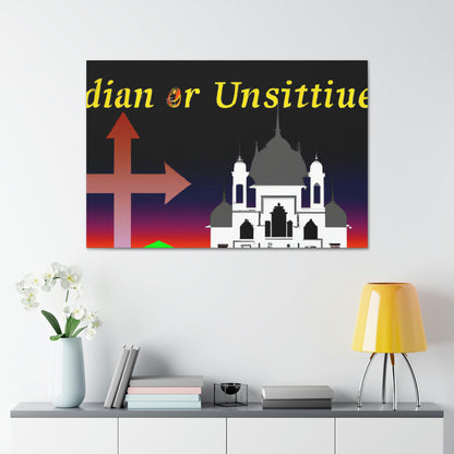 "Un mundo sin fe: examinando el fin de la religión" - The Alien Canva