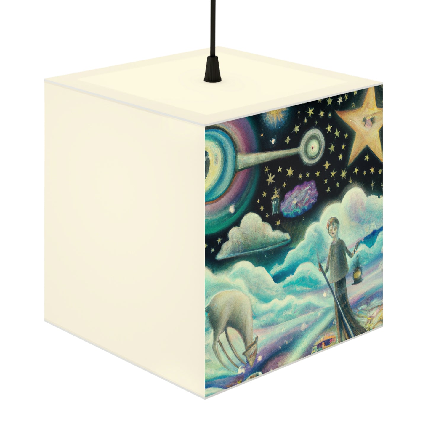 "A Sea of Diamonds in the Night" - The Alien Light Cube Lamp