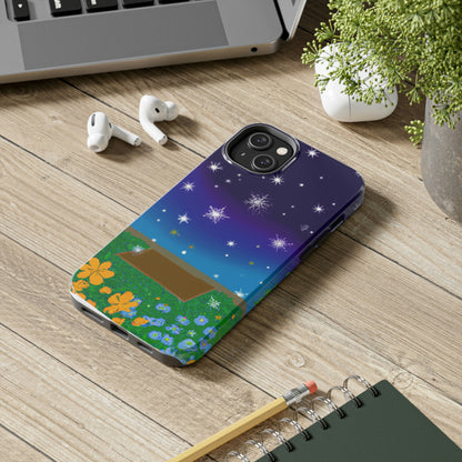 "A Celestial Garden of Color" - The Alien Tough Phone Cases