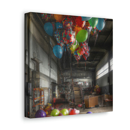 "The Ghostly Gasses of the Balloon Factory" - The Alien Canva