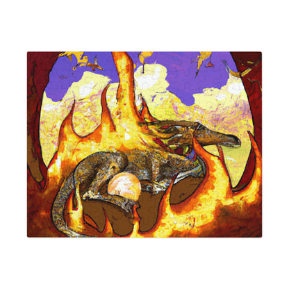 "A Slumbering Dragon in an Infernal Embrace" - The Alien Jigsaw Puzzle