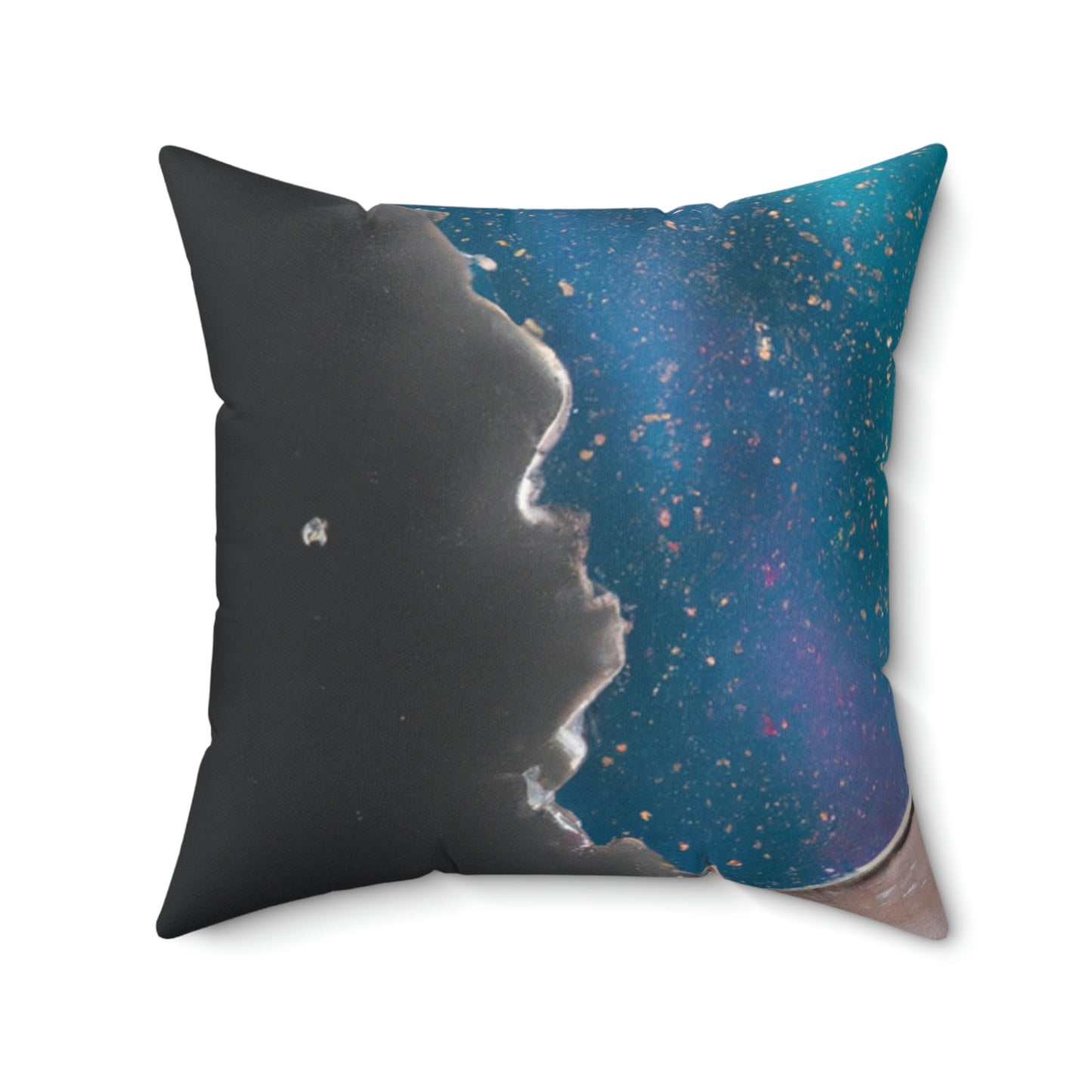 "A Universe Apart: The Lost Car" - The Alien Square Pillow